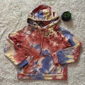 Vanilla Sky tie dye hoodie by Dance and Marvel size M